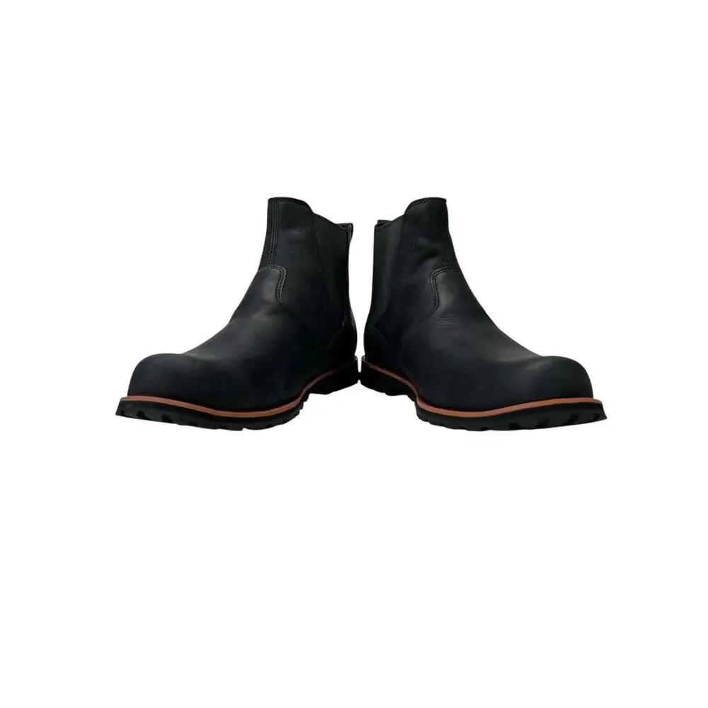 Timberland Attleboro Mid Chelsea Men's Boots - Jet Black - Size: 11